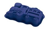 Kuchenform - Backform - Zug - 100% Silikon - 25,5 cm x 14 cm - 5,5 cm hoch von Kitchencookshop