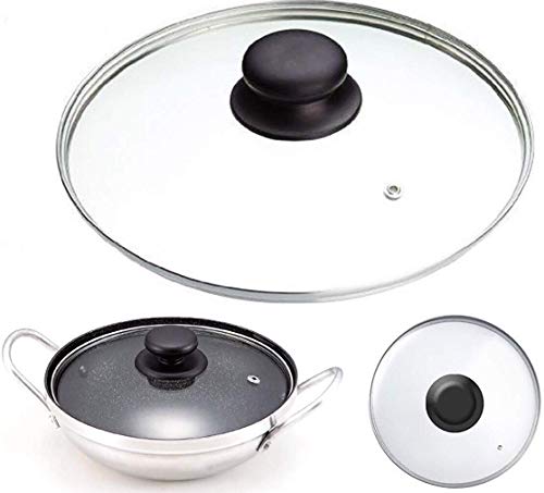 Pfannendeckel aus gehärtetem Glas, belüftet, Wok, 34 cm von Cookware company