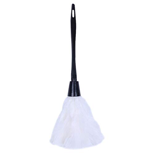 1 x Truthahn-Staubwedel mit schwarzem Kunststoffgriff, Reinigung (), 35 cm von Cookwowe