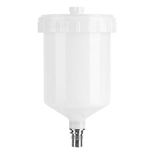 Hvlp Farbbecher aus Kunststoff, 600 ml, für Sata-Sprüher, Tassenanschluss, Jet-Farbsprüher von Cookwowe