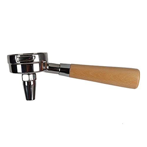 Teesiebträger mit Holzgriff und Anzug 58 mm Kaffeemaschine/Teapresso Siebträger/Design für Teebeutel & zerbrochenen Tee von Cookwowe