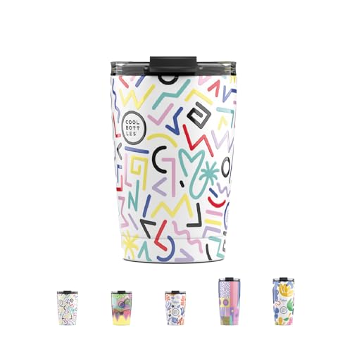 Cool Bottles - Thermoskanne, Edelstahl Thermoskanne, Kaffeebecher - 10 Stunden Cold Brew und 5 Stunden Hot Brew - Luftdichter Deckel, BPA-frei - Allegra, 330 ml Cool Bottles - Thermoskanne, Edelstahl Thermoskanne, Kaffeebecher - 10 Stunden Cold Brew und 5 Stunden Hot Brew - Luftdichter Deckel, BPA-frei - Allegra, 330 ml von Cool Bottles
