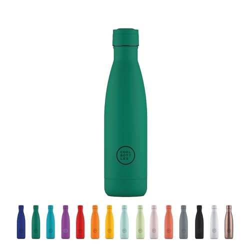 Cool Bottles - Trinkflasche aus Edelstahl - 500 ml - Vivid Quetzal - 26,5 x 7 cm -Thermische Kaltgetränke 36 Stunden und Heißgetränke 18 Stunden - Triple-Cool Technology - BPAFrei Cool Bottles - Trinkflasche aus Edelstahl - 500 ml - Vivid Quetzal - 26,5 x 7 cm -Thermische Kaltgetränke 36 Stunden und Heißgetränke 18 Stunden - Triple-Cool Technology - BPAFrei von Cool Bottles