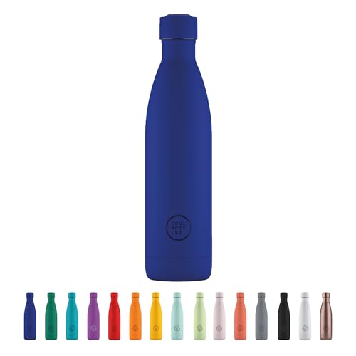 Cool Bottles - Trinkflasche aus Edelstahl - 750 ml - Vivid Blue - 30,5 x 8 cm -Thermische Kaltgetränke 36 Stunden und Heißgetränke 18 Stunden - Triple-Cool Technology - BPAFreii Cool Bottles - Trinkflasche aus Edelstahl - 750 ml - Vivid Blue - 30,5 x 8 cm -Thermische Kaltgetränke 36 Stunden und Heißgetränke 18 Stunden - Triple-Cool Technology - BPAFreii von Cool Bottles