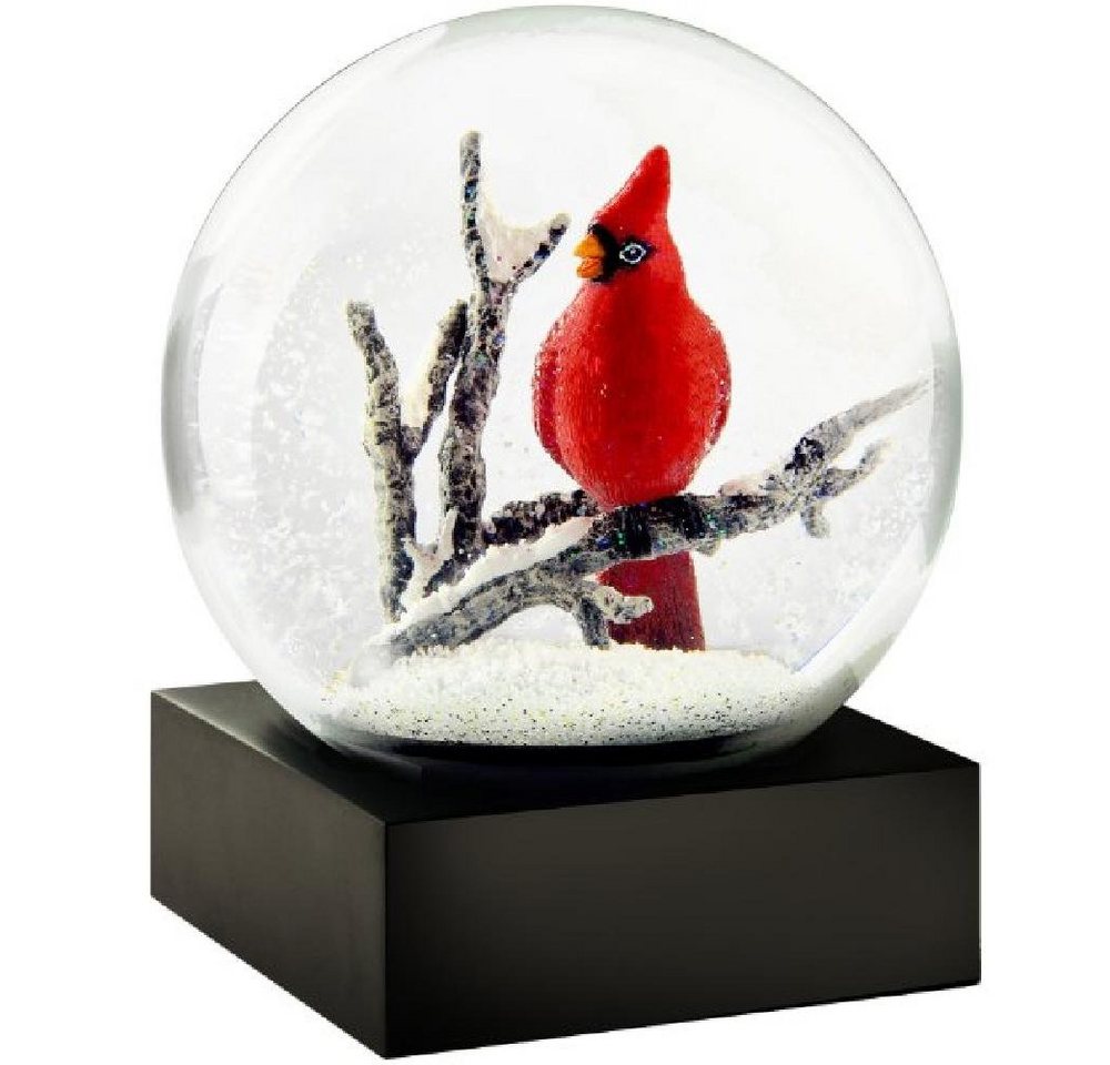 Cool Snow Globes Skulptur Schneekugel Cardinal Singing von Cool Snow Globes