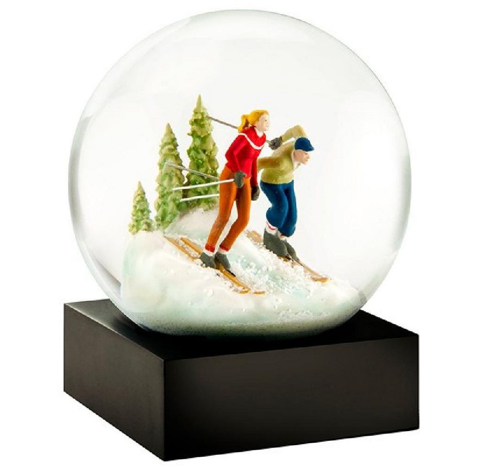 Cool Snow Globes Skulptur Schneekugel Skiers von Cool Snow Globes