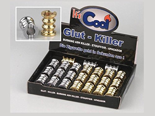 Cool Glutkiller Gluttöter Glutlöscher für Aschenbecher Motiv Welle aus Metallic von Cool