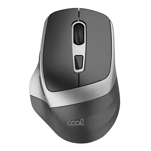 Cool Kabellose Maus Leise Ergonomic Schwarz-Silber von Cool