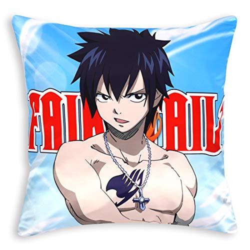 CoolChange Fairy Tail Deko Kissenbezug 50x50cm, Manga Kissen Bezug, Motiv: Gray Fullbuster von CoolChange