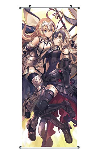 CoolChange Großes Fate Apocrypha Rollbild / Kakemono aus Stoff, 100x40cm Jeanne & Ruler von CoolChange