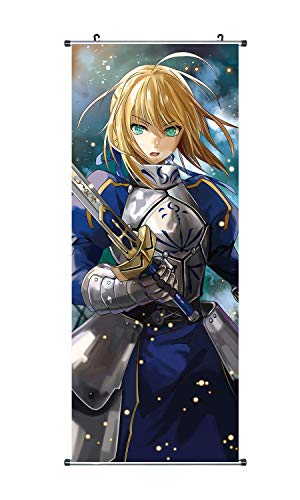 CoolChange Großes Fate Stay Night Rollbild/Kakemono aus Stoff, 100x40cm, Motiv: Saber (B) von CoolChange