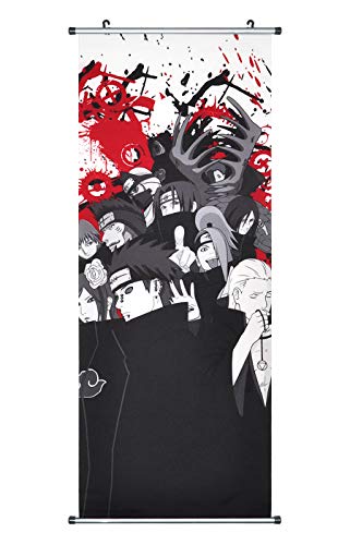 CoolChange Großes Rollbild/Kakemono aus Stoff Poster, 100x40cm, Motiv: Akatsuki von CoolChange