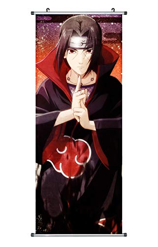 CoolChange Großes Rollbild/Kakemono aus Stoff Poster, 100x40cm, Motiv: Itachi Uchiha von CoolChange