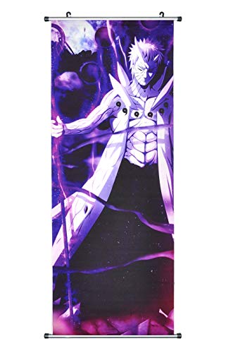 CoolChange Großes Anime Rollbild/Kakemono aus Stoff Poster, 100x40cm, Motiv: Obito Uchiha von CoolChange