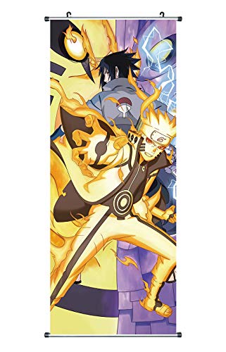 CoolChange Großes Anime Rollbild | Kakemono aus Stoff | Poster 100x40cm | Bijuu Moodo | Motiv: Anime Uzumaki, Bild 2 von CoolChange
