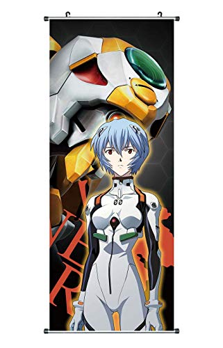 CoolChange Neon Genesis Evangelion Rollbild | Kakemono aus Stoff | Poster 100x40cm | Motiv: EVA 00 von CoolChange