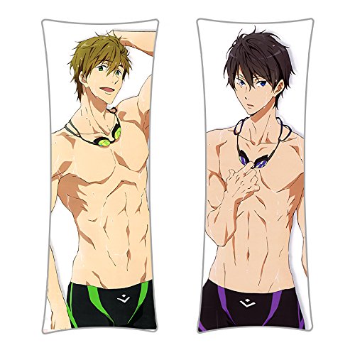 CoolChange Haruka Nanase & Makoto Tachibana Dakimakura Kissenbezug für Free! Fans | 150x50cm von CoolChange