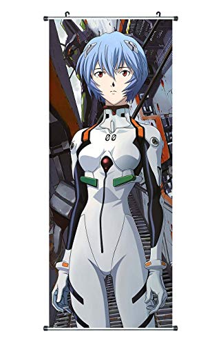 CoolChange Neon Genesis Evangelion Rollbild | Kakemono aus Stoff | Poster 100x40cm | Motiv: Rei Ayanami von CoolChange