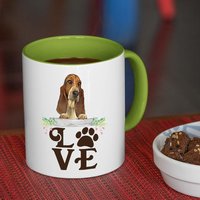Basset Hound Tasse | Namenstasse Hund Weiße Keramik Kaffeetasse Mikrowellensichere Bedruckte Einzigartige Basset Hound Tasse | Namenstasse Hund Weiße Keramik Kaffeetasse Mikrowellensichere Bedruckte Einzigartige von CoolDesignLovers