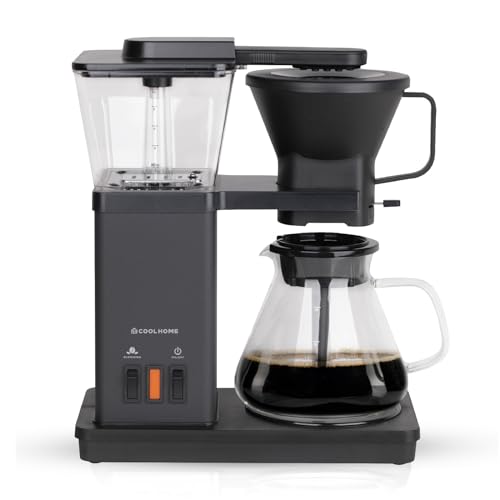 CoolHome Masterbrew Kaffeemaschine - Filterkaffeemaschine - Mit Blühfunktion - Schwarz von CoolHome