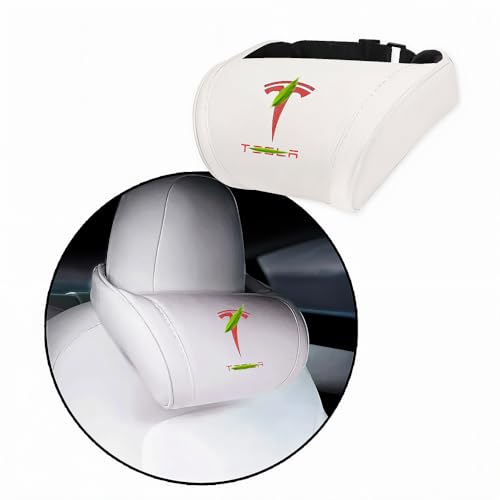 CoolKo Auto Kopfstütze Nackenkissen Unterstützung Memory Foam Ergonomisches Design Zubehör für Fahrersitz Müdigkeit Entlastung Kompatibel mit Tesla Model S X 3 Y & Cybertruck - 1 Stück CoolKo Auto Kopfstütze Nackenkissen Unterstützung Memory Foam Ergonomisches Design Zubehör für Fahrersitz Müdigkeit Entlastung Kompatibel mit Tesla Model S X 3 Y & Cybertruck - 1 Stück von CoolKo