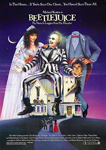 CoolPrintsUK Beetlejuice Poster Borderless Vibrant Premium Movie Poster verschiedene Größen (A3 Größe 16,5 x 11,7 Zoll / 420 x 297 mm) von CoolPrintsUK