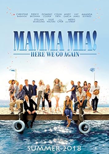 CoolPrintsuk - Mamma Mia! 2 Here We Go Again Poster, randlos, lebendig, Premium, glänzend, verschiedene Größen (A3-Größe, 420 x 297 mm) von CoolPrintsuk