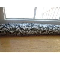 Tür Zugluftstopper Cover, Graue Chevron Türschlange, Grau Chevron Türzugluftstopper von CoolRoomDecor