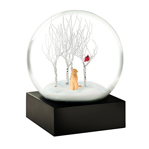CoolSnowGlobes Labrador im Wald Schneekugel von CoolSnowGlobes