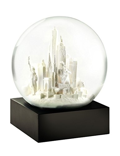 CoolSnowGlobes New York City in Weiß Schneekugel von CoolSnowGlobes