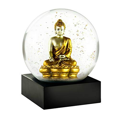 CoolSnowGlobes Schneekugel Buddha Gold 10cm von CoolSnowGlobes