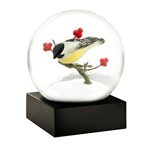 CoolSnowGlobes Schwarzkopfmeise Schneekugel von CoolSnowGlobes