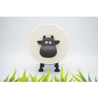 Toilettenpapierhalter Kuh - Dottie/Badezimmer Deko Klopapierhalter Toilettenkuh Toilettenpapier Schwarz Ersatzrollenhalter von CoolStuffLaden
