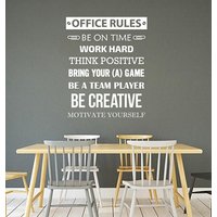 Büro Regeln Wandtattoo Vinyl Aufkleber Arbeit Business Erfolg Teamwork Inspirierend Zitat Job Motivationsspruch Kunst Schranktür Dekor 23Qs Büro Regeln Wandtattoo Vinyl Aufkleber Arbeit Business Erfolg Teamwork Inspirierend Zitat Job Motivationsspruch Kunst Schranktür Dekor 23Qs von CoolWallStories