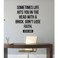 Manchmal Life Hits You Steve Jobs Zitat Wandtattoo Vinyl Aufkleber Erfolg Motivationsspruch Inspirierende Wandkunst Home Office Decor 1Sj Manchmal Life Hits You Steve Jobs Zitat Wandtattoo Vinyl Aufkleber Erfolg Motivationsspruch Inspirierende Wandkunst Home Office Decor 1Sj von CoolWallStories