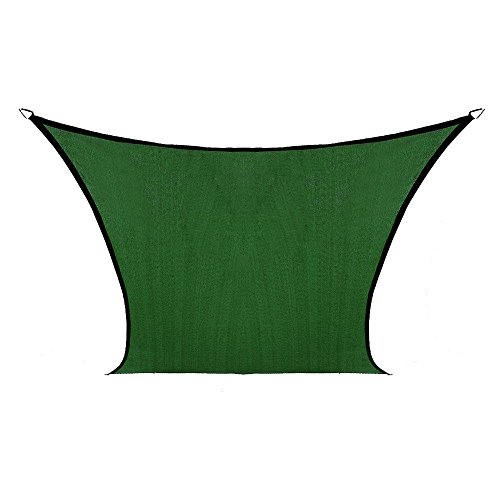 Coolaroo Coolhaven Sonnensegel, 95% UV-Block, Schatten- und Sonnenschutz, 30 cm, quadratisch, Heritage Green von Coolaroo