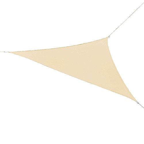 Coolaroo Sonnensegel, fertig zum Aufhängen, 4,8 m, 12,7 cm, dreieckig, Kieselstein Coolaroo Sonnensegel, fertig zum Aufhängen, 4,8 m, 12,7 cm, dreieckig, Kieselstein von Coolaroo