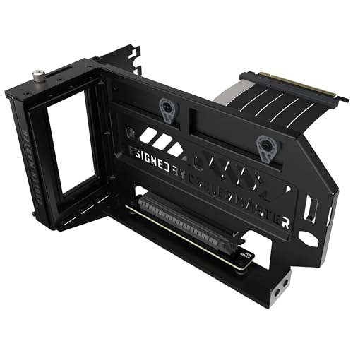 Cooler Master Vertical GPU Holder Kit V3 – Für E-ATX/ATX/mATX PC-Gehäuse & PCI-E 4.0-Geräte, anpassbare modulare Grafikkartenunterstützung, dicke SGCC-Stahlhalterung, inkl. 165mm Riser-Kabel – Schwarz Cooler Master Vertical GPU Holder Kit V3 – Für E-ATX/ATX/mATX PC-Gehäuse & PCI-E 4.0-Geräte, anpassbare modulare Grafikkartenunterstützung, dicke SGCC-Stahlhalterung, inkl. 165mm Riser-Kabel – Schwarz von Cooler Master