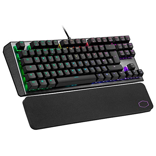 Cooler Master CK530 V2 Tenkeyless Mechanical Gaming Keyboard - Per-Key RGB Backlighting, On-The-Fly Controls, Aluminium Top Plate and Wrist Rest Included - UK Layout/Red Switches Cooler Master CK530 V2 Tenkeyless Mechanical Gaming Keyboard - Per-Key RGB Backlighting, On-The-Fly Controls, Aluminium Top Plate and Wrist Rest Included - UK Layout/Red Switches von Cooler Master