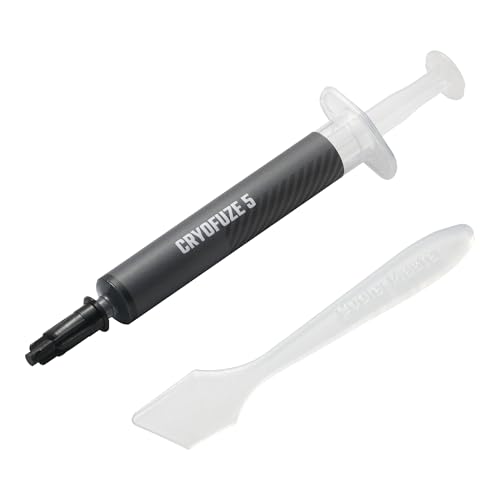 Cooler Master CryoFuze 5 Premium Performance Wärmeleitpaste | 3 Gramm | Wärmeleitpaste (für GPU, CPU, Konsolen, Laptops, Grafikkarten, Kühlkörper) - Schwarz von Cooler Master