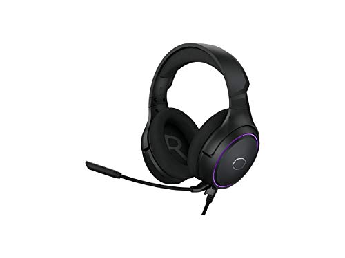Cooler Master MH650 RGB Gaming Headset with Virtual 7.1 Surround Sound - Cross-Platform Compatible with 50mm Neodymium Audio Drivers, Ultra-Clear Boom Mic and Portable Frame - USB Type A, Black Cooler Master MH650 RGB Gaming Headset with Virtual 7.1 Surround Sound - Cross-Platform Compatible with 50mm Neodymium Audio Drivers, Ultra-Clear Boom Mic and Portable Frame - USB Type A, Black von Cooler Master
