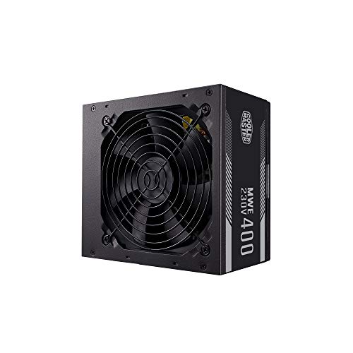 Cooler Master MWE 400 White 230V V2 Netzteil - 80 PLUS 230V EU-zertifiziert, leiser 120 HDB Lüfter, DC-DC + LLC Technologie mit +12V Single Rail von Cooler Master