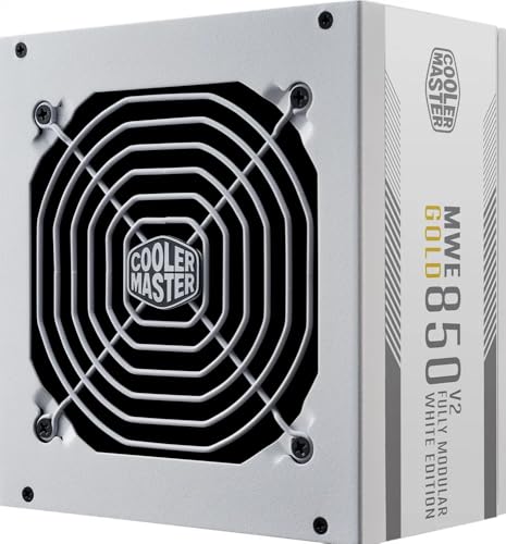 Cooler Master MWE Gold 850 V2 ATX 3.0 Ready White Edition - Netzteil - 850 Watt - 80 Plus Gold - Modular - 100-240V - Aktive PFC - PCIe 5.0-90 Grad 12VHPWR Kabel - HDB - Weiß Cooler Master MWE Gold 850 V2 ATX 3.0 Ready White Edition - Netzteil - 850 Watt - 80 Plus Gold - Modular - 100-240V - Aktive PFC - PCIe 5.0-90 Grad 12VHPWR Kabel - HDB - Weiß von Cooler Master