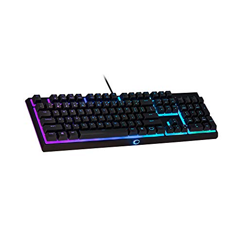 Cooler Master MS110 RGB-Tastatur & Gaming-Maus Kombination – Mem-chanische Schalter, 26 Anti-Ghosting Tasten, On-Board-Steuerung, Gaming Maus mit 4 DPI-Einstellungen – DE Layout QWERTZ von Cooler Master