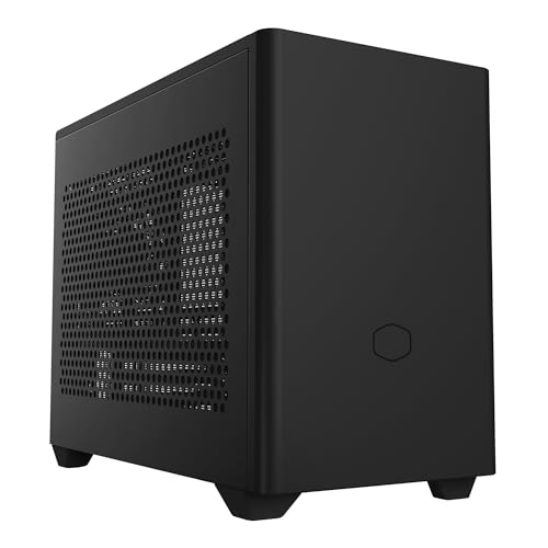 Cooler Master NR200 SFF Mini-ITX-Gehäuse mit belüftetem Panel, 3-facher GPU, werkzeuglos und 360-Grad-Riser-Funktion ohne PCI-Riser. von Cooler Master