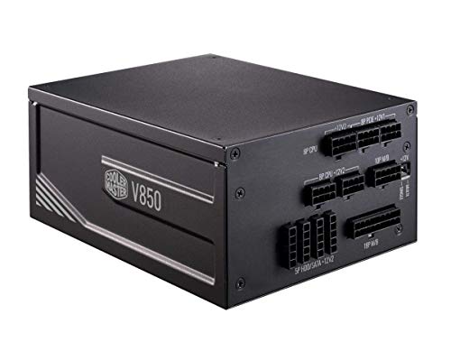 Cooler Master V850 Platinum 850W PC-Netzteil, schwarz, 6X PCIe, Kabel-Management MPZ-8501-AFBAPV-EU von Cooler Master