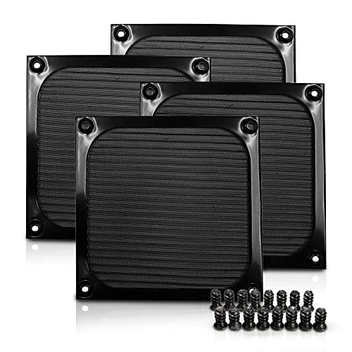 4 Stück Netzgitter mit Schrauben (120 mm) von Coolerguys