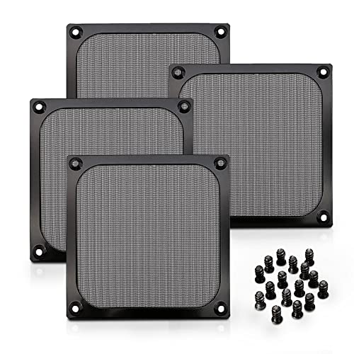 4 Stück Netzgitter mit Schrauben (80 mm) von Coolerguys
