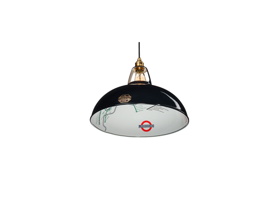 Coolicon - Large 1933 Design Pendelleuchte Northern Line Black von Coolicon