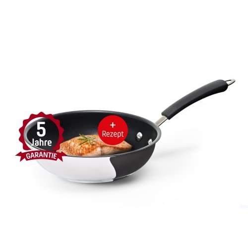 Coolinato Pfanne 20 cm beschichtet Edelstahl Bratpfanne für Gas Ceran Elektro Induktion & Backofen Coolinato Pfanne 20 cm beschichtet Edelstahl Bratpfanne für Gas Ceran Elektro Induktion & Backofen von Coolinato